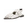 Riemchensandale STEVE MADDEN "STEVE MADDEN Sandalen Lederimitat", Damen, Gr. 38, weiß, Lederimitat, casual, Schuhe