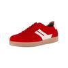 Sneaker GABOR "Gabor Sneaker Nappaleder", Damen, Gr. 39, rot (rot, weiß), Nappaleder, casual, Schuhe