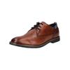 Schnürschuh BUGATTI "bugatti Businessschuhe Leder", Herren, Gr. 43, braun (cognac), Leder, casual, Schuhe