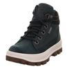 Schnürboots SUPERFIT "TEDD WMS: Weit", Kinder, Gr. 34, grün (dunkelgrün), Veloursleder, Polyester, sportlich, Schuhe, Bike Boots mit wasserdichtem GORE TEX, Größenschablone zum Download