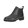 Ankleboots PAUL GREEN "Paul Green Stiefelette Glattleder", Damen, Gr. 40,5, schwarz, Glattleder, casual, Schuhe