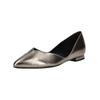 Ballerina HÖGL "Högl Ballerinas Leder", Damen, Gr. 37, grün (olive), Leder, elegant, Schuhe