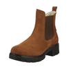 Stiefelette SALAMANDER "Salamander Stiefelette Veloursleder", Damen, Gr. 41, braun (cognac), Veloursleder, casual, Schuhe