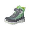 Schnürstiefelette RICOSTA "Ricosta Stiefelette Lederimitat/Textil", Kinder, Gr. 29, bunt (grau, grün), Lederimitat, Textil, casual, Schuhe