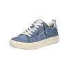 Sneaker TAMARIS "Tamaris Sneaker Leder/Textil", Damen, Gr. 40, blau (denim), Leder, Textil, casual, Schuhe