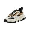 Sneaker STEVE MADDEN "STEVE MADDEN Sneaker Leder/Textil", Damen, Gr. 40, schwarz (schwarz, beige), Leder, Textil, casual, Schuhe