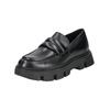 Slipper GEOX "Geox Slipper Leder", Damen, Gr. 39, schwarz, Leder, casual, Schuhe