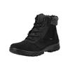 Schnürstiefelette ARA "Ara Stiefelette Leder/Textil", Damen, Gr. 43, schwarz, Leder, Textil, casual, Schuhe