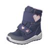Stiefelette RICOSTA "Ricosta Stiefelette Lederimitat/Textil", Kinder, Gr. 32, blau (ozean), Lederimitat, Textil, casual, Schuhe