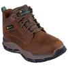 Schnürstiefel SKECHERS "RESPECTED JOHN DEERE-LANDIN", Herren, Gr. 45, braun (dunkelbraun), Leder, casual, Schuhe, Boots mit John Deere Collaboration