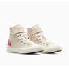 Sneaker CONVERSE "CHUCK TAYLOR ALL STAR CHECKERED ACC", Gr. 31, light dune, egret, rot, Textil, sportlich, Schuhe