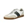 Sneaker BULLBOXER "Bullboxer Sneaker Leder/Textil", Herren, Gr. 42, bunt (weiß, grün), Leder, Textil, casual, Schuhe