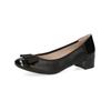 Pumps CAPRICE "Caprice Pumps Leder/Textil", Damen, Gr. 38,5, schwarz, Leder, Textil, casual, Schuhe