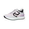 Sneaker NERO GIARDINI "Nero Giardini Sneaker Leder/Textil", Damen, Gr. 39, rosa (schwarz, rosa), Leder, Textil, casual, Schuhe