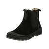 Stiefelette KICKERS "Kickers Stiefelette Leder", Kinder, Gr. 33, schwarz, Leder, casual, Schuhe