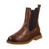 Stiefelette BAGATT "BAGATT Stiefelette Leder/Textil", Damen, Gr. 38, braun (cognac), Leder, Textil, casual, Schuhe