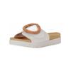 Pantolette GABOR "Gabor Pantoletten Nappaleder", Damen, Gr. 40, weiß, Nappaleder, casual, Schuhe
