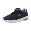Sneaker KAPPA "Mona", Gr. 32, blau (navy, flieder), Synthetik, sportlich, Schuhe