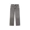 Weite Jeans MARC O'POLO DENIM "Tomma", Damen, Gr. 29, Länge 34, grau (medium grau), Denim/Jeans, Obermaterial: 100% Baumwolle, casual, Jeans, aus Bio-Baumwolle ohne Stretch, High Waist
