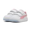 Sneaker PUMA "Carina Street Sneakers Mädchen", Kinder, Gr. 23, weiß pinkscape exotic rot pink, Obermaterial: Synthetik; Futter: Textil; Innensohle: Textil; Laufsohle: Gummi, Schuhe
