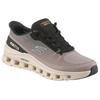 Slip-On Sneaker SKECHERS "ARCH FIT GLIDE-STEP PRO", Herren, Gr. 45, schwarz (taupe, schwarz), Textil, casual, Schuhe, Trainingsschuh, Laufschuh mit Glide-Step Sohle