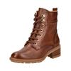 Schnürstiefelette PIKOLINOS "PIKOLINOS Stiefelette Leder", Damen, Gr. 41, braun (mittelbraun), Leder, casual, Schuhe