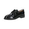 Schnürschuh CAPRICE "Caprice Halbschuhe Nappaleder", Damen, Gr. 41, schwarz (schwarz lack), Nappaleder, casual, Schuhe