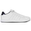 Sneaker K-SWISS "COURT BASE II", Gr. 46, weiß, navy, rot, Leder, sportlich, Schuhe
