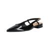 Ballerina HÖGL "Högl Ballerinas Leder", Damen, Gr. 38, schwarz, Leder, casual, Schuhe