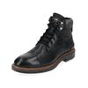 Schnürstiefelette PANTOFOLA D´ORO "Pantofola d'Oro Stiefelette Leder", Gr. 42, schwarz, Leder, casual, Schuhe