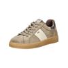 Sneaker NERO GIARDINI "Nero Giardini Sneaker Veloursleder", Damen, Gr. 38, braun (braun, weiß), Veloursleder, casual, Schuhe