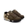 Sneaker DC SHOES "DC Command", Gr. 13(47), olive, schwarz, tan, 50.46% Leder, 49.54% Synthetikmaterial, Schuhe