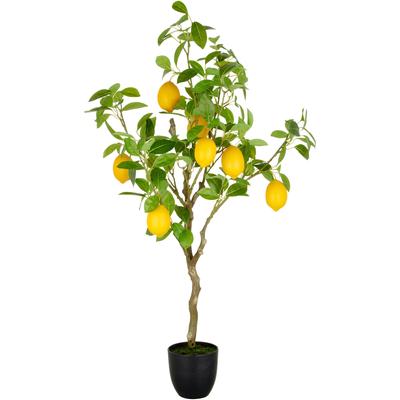 Kunstbaum CREATIV GREEN "Zitrone", grün, H:90cm, Kunststoff, Kunstpflanzen, mit detailgetreuer Gestaltung Image