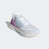 Laufschuh ADIDAS PERFORMANCE "PUREBOOST 5", Gr. 38, cloud weiß, glow blau, lila burst, Textil, Synthetik, sportlich, Schuhe