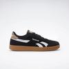 Sneaker REEBOK CLASSIC "REEBOK SMASH EDGE", Gr. 42, schwarz-weiß (schwarz, weiß, gum), Leder, Synthetik, sportlich, Schuhe