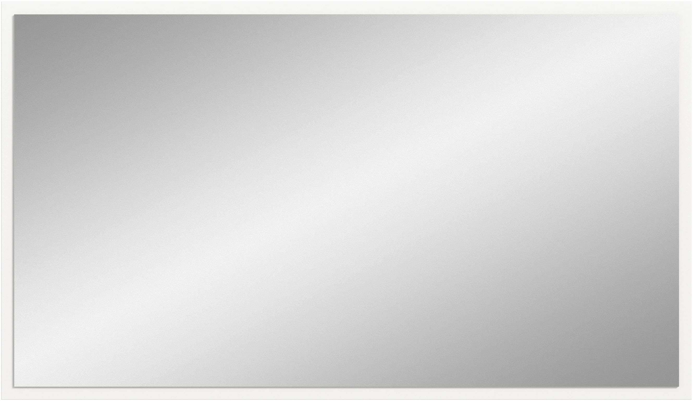 Garderobenspiegel INOSIGN, weiß (weiß melamin), B:83cm H:48cm T:2cm, Spanplatte, Spiegelglas, Spiegel, Garderobenspiegel, Lumo, Spiegel, Breite 83 cm, Flur, Diele, Garderobe