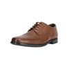 Schnürschuh CLARKS "Howard Walk", Herren, Gr. 47, braun, Leder, klassisch, Schuhe, mit atmungsaktivem Innenfutter