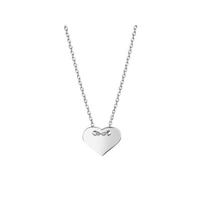 Zeeme Stainless Steel Collier Edelstahl Herz Image