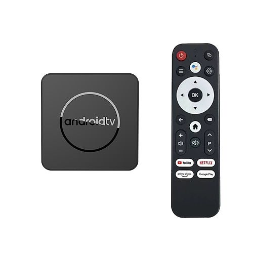 Android TV Box Mortal Q1 Plus CPU Allwinner H313 Supporto 2.4G/5.8G Wi-Fi BT5.2 Assistente Google 2GB RAM 16GB 8GB ROM Smart Home TV Box