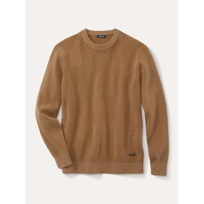 Walbusch Herren Komfort Ripp-Pullover Braun Image
