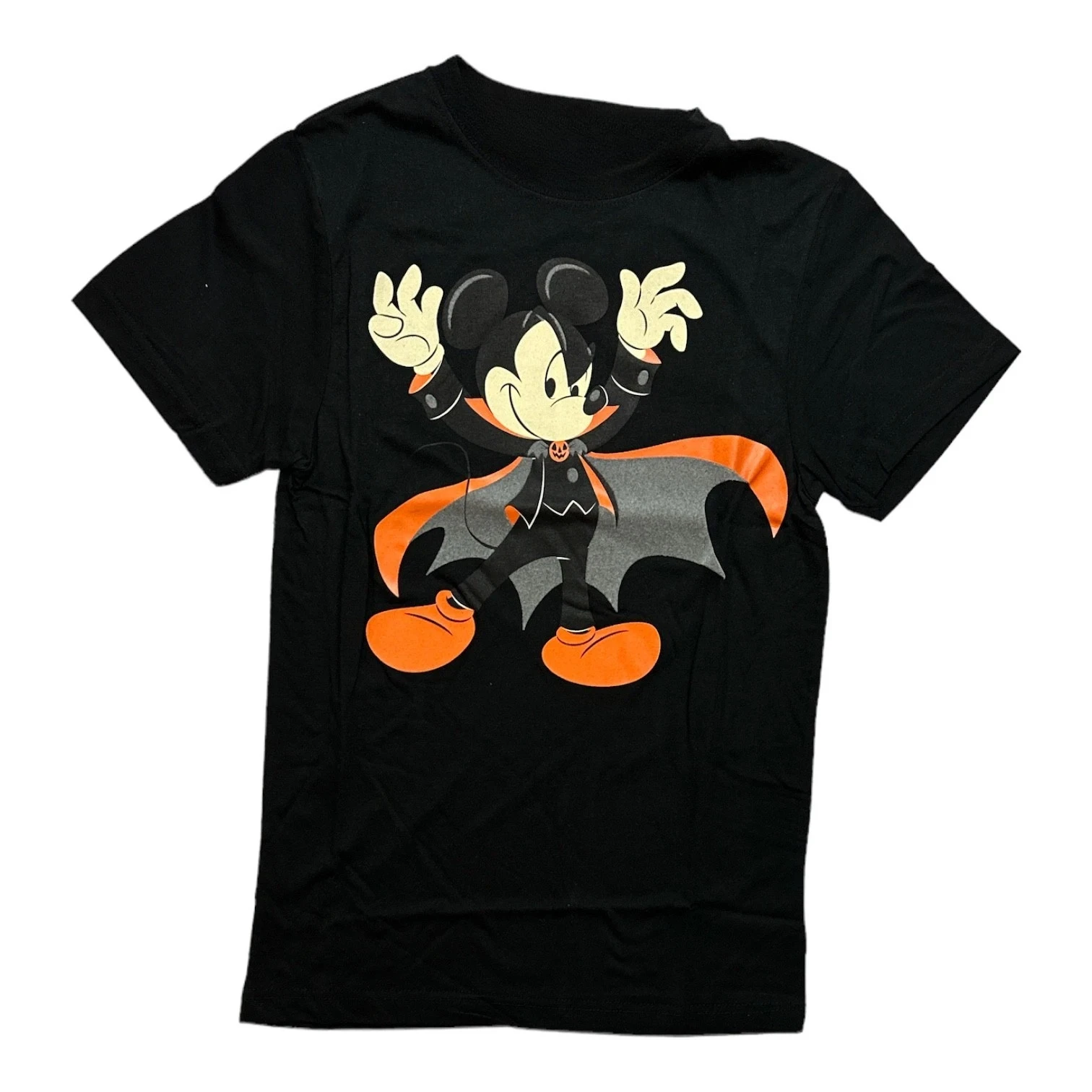 Mickey Mouse Halloween Cartoon Sommer T-Shirt Junge Mädchen Kinder Familie Eltern-Kind Lässig Übergroß Komfort Kurzarm Männer Frauen Image