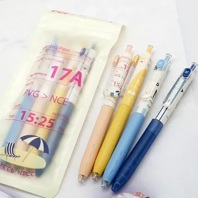 Platinum Little Love Peas Neutral Pen Signature Pen Set Geschenktüte Hübsche Macaron-Farbe