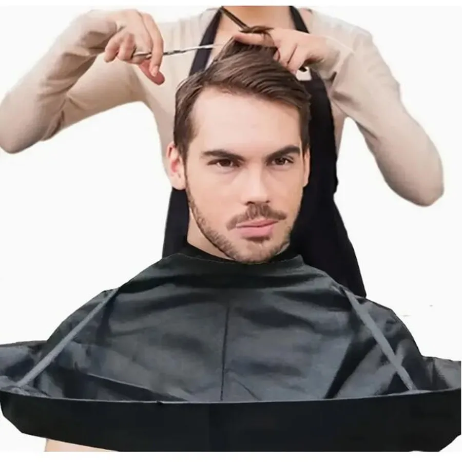 Faltbares Haarschneidewerkzeug, schirmförmiger Haarschneidemantel, dreidimensionales, atmungsaktives Haarschneidewerkzeug für den Haushalt, Haarschneidewerkzeug Image