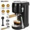 Machine à café expresso semi-automatique en poudre 20 bars cafetière expresso avec baguette vapeur Inox Cappuccino Machine vapeur chaude