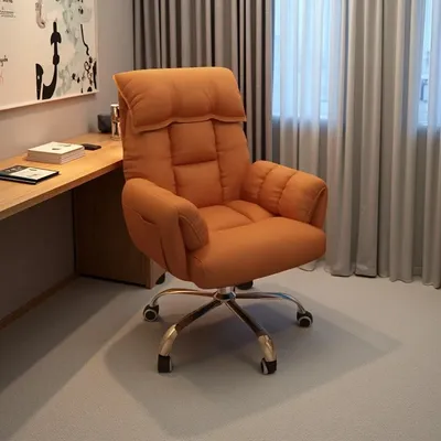 Computer chair, sofa chair, lazy home, sedentary study chair, ergonomic chair, backrest, reclining desk chair