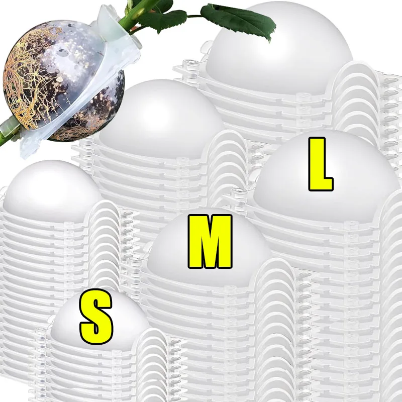 Pflanze Verwurzelung Ball Luft Schichtung Pods Hochdruck Vermehrung Wurzel Wachsen Box Graft Zucht Wachsen Fall Pflanzen Kindergarten Topf Image