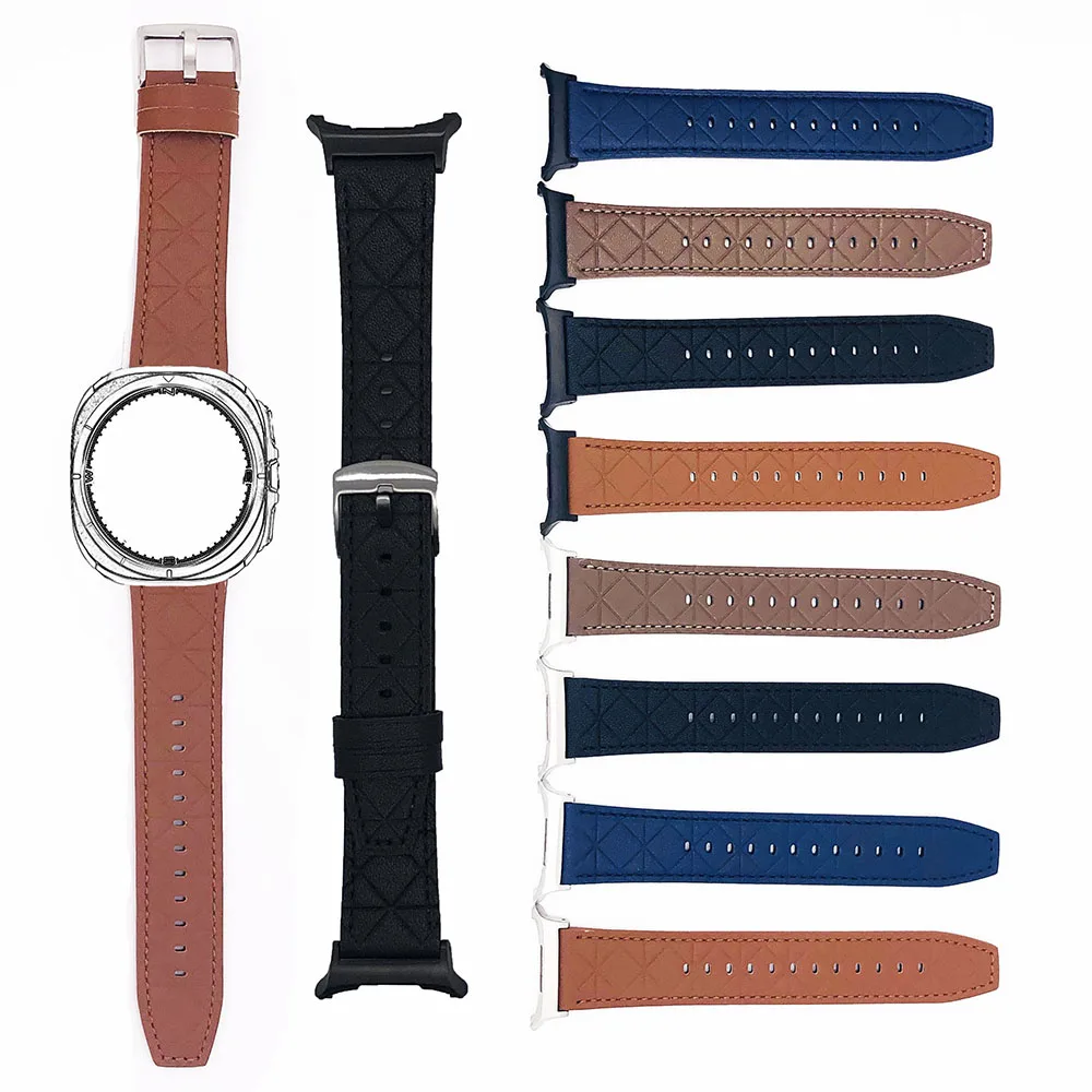 Uhrenarmband für Samsung Galaxy Watch Ultra Weiches und atmungsaktives Kunstleder Galaxy Watch Ultra Sportuhr-Zubehör Image