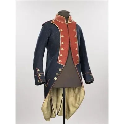 Herren viktoria nischen kolonialen Militär uniform Frack Kostüm des 18. Jahrhunderts mittelalter liche Herren Regentschaft Outfit Retro Halloween Kostüm Image