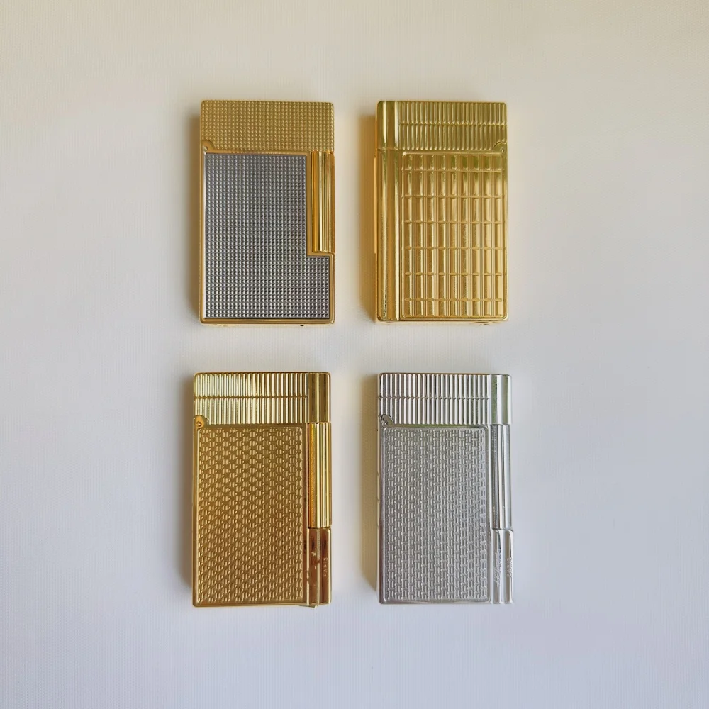 S.T.Dupont Hochwertiges, individuelles Feuerzeug mit lautem Zündgeräuschen, nachfüllbar und mit einem Satz individueller Accessoires. Dupont logo Image