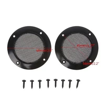 2PCS 2 zoll Lautsprecher Abdeckung Hochtöner Grill Mesh Mesh Schutz Grids Lautsprecher Lautsprecher DIY Zubehör Image